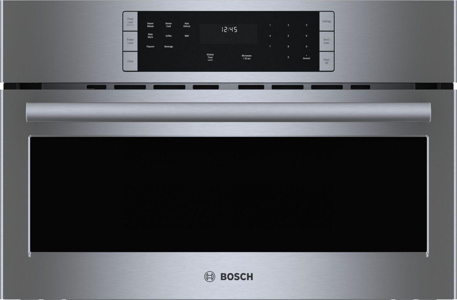 Bosch 500 Series, 30", Microwave, SS, Drop Down Door