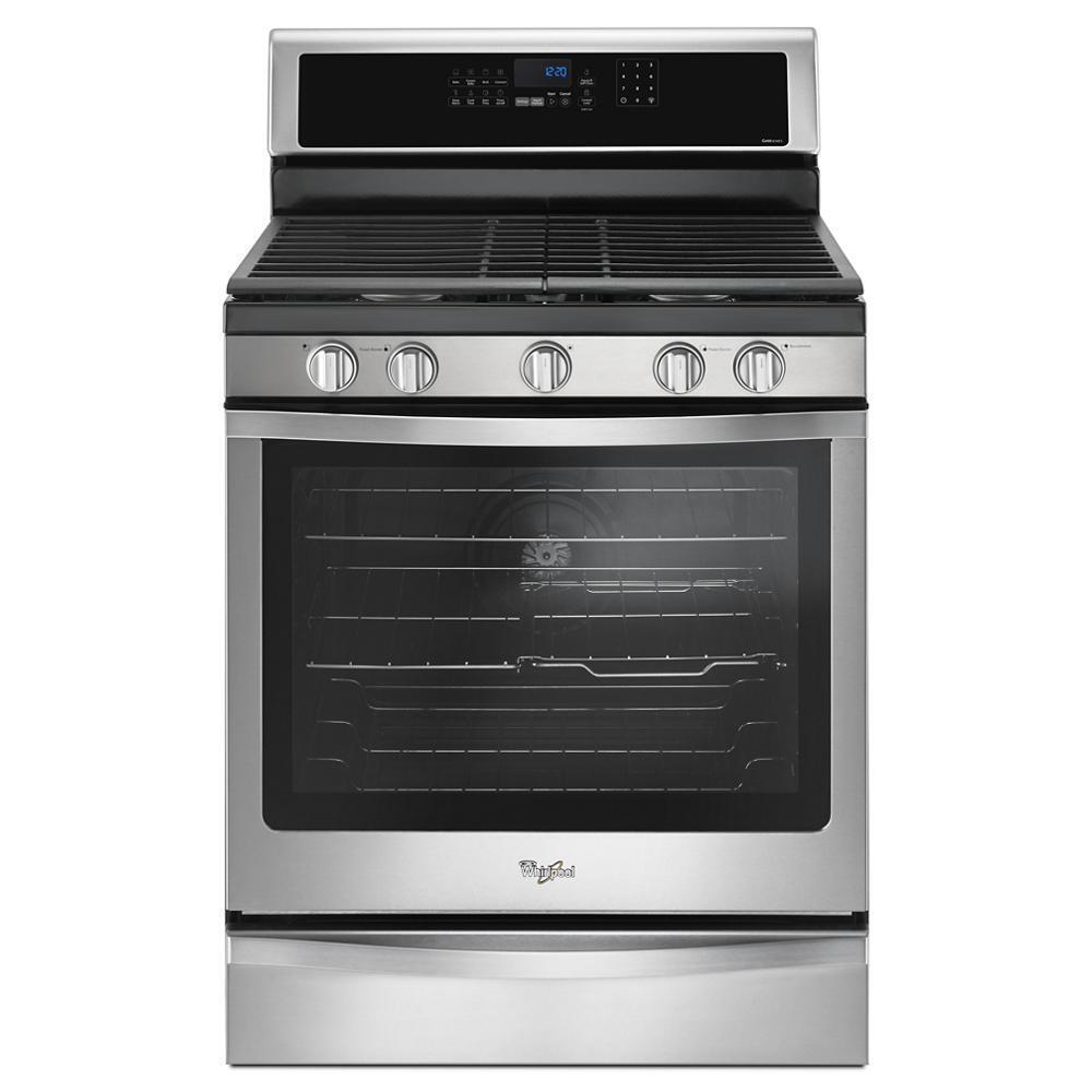 Whirlpool WFG770H0FZ 5.8 Cu. Ft. Freestanding Gas Range with Fingerprint-Resistant Stainless Steel