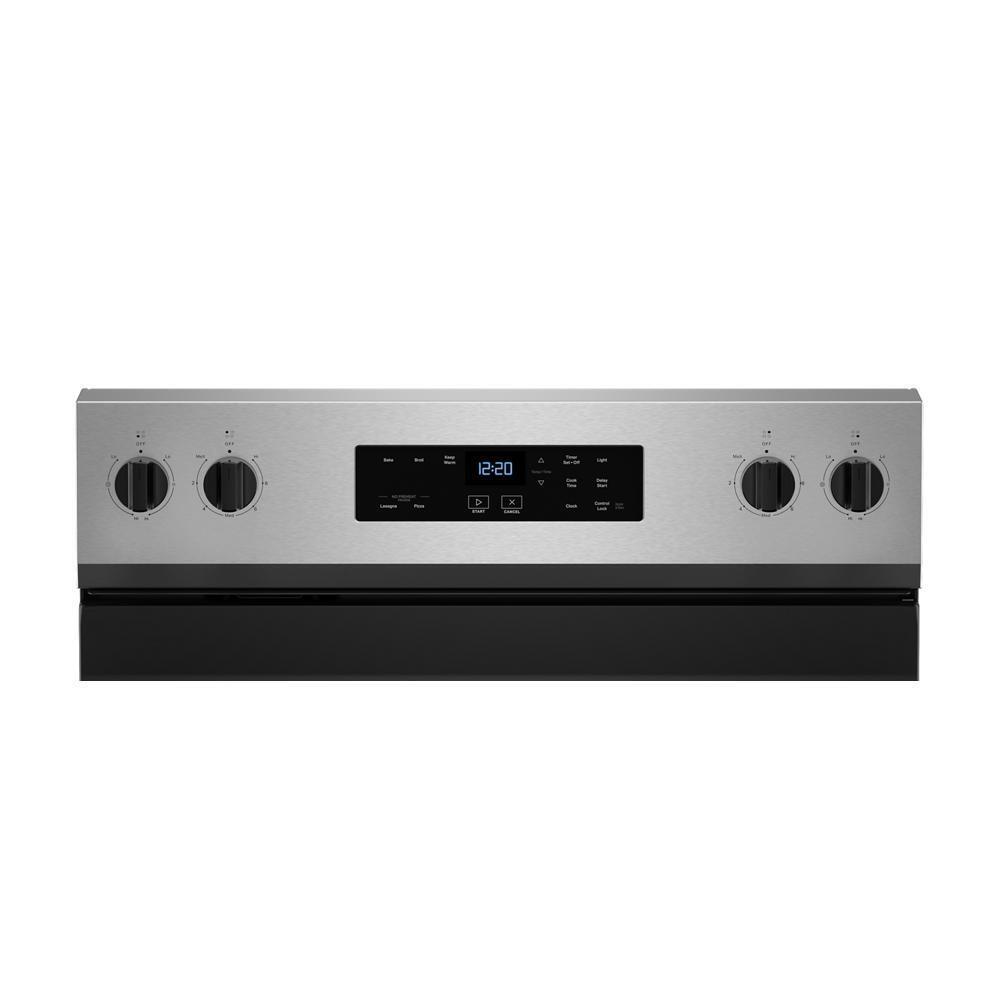 Whirlpool WFES3030RS 30-inch Electric Range with No Preheat Mode