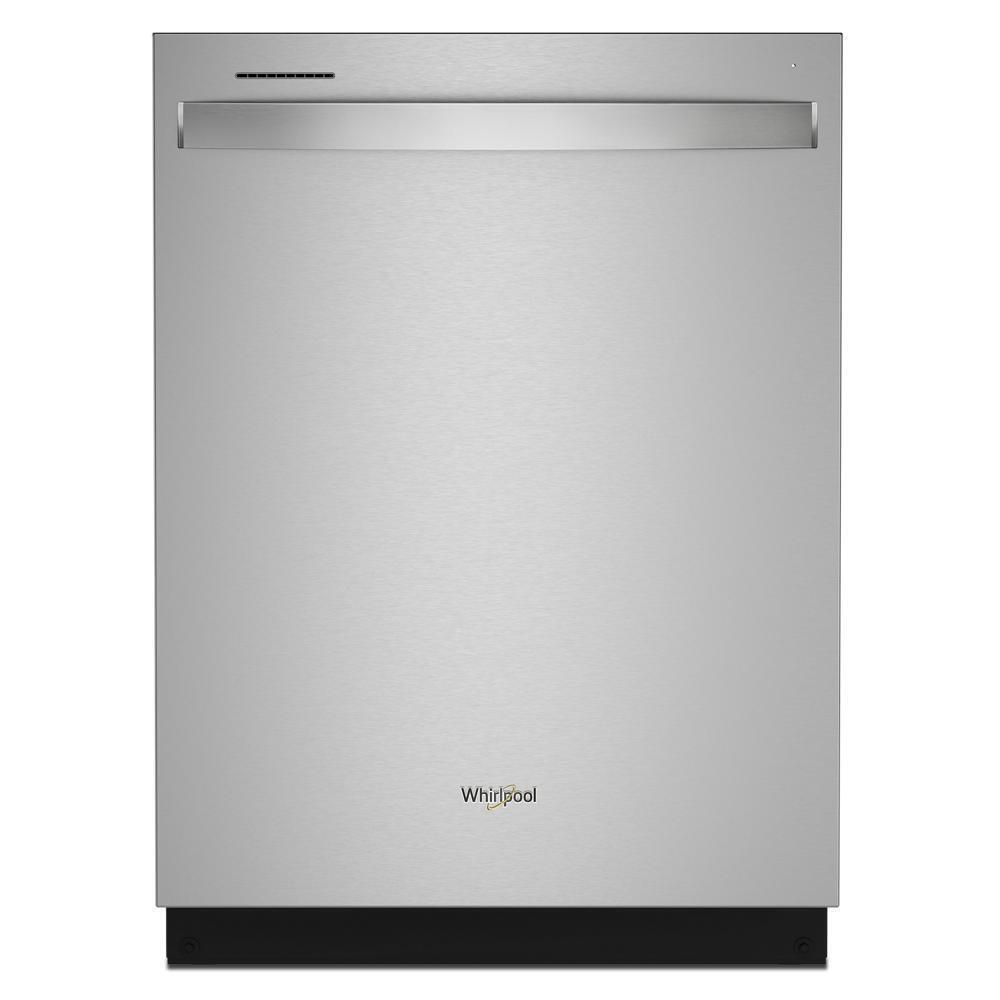 Whirlpool WDTS7024RZ Eco Series Quiet Dishwasher with a washing 3rd Rack & Water Repellent Silverware Basket