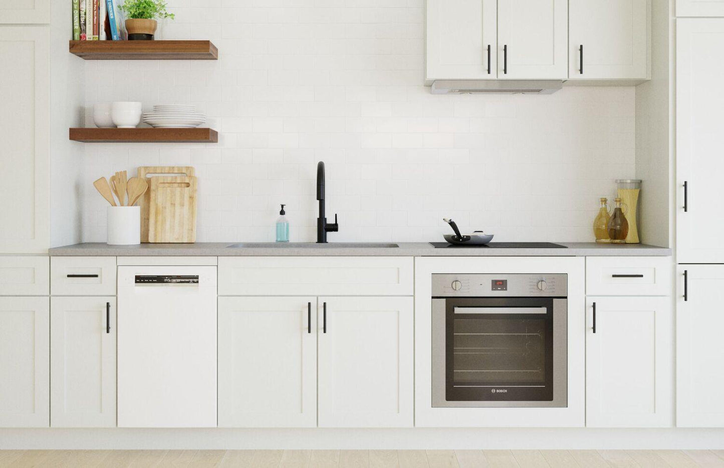 Bosch 300 Series Dishwasher 17 3/4" White SPE53B52UC