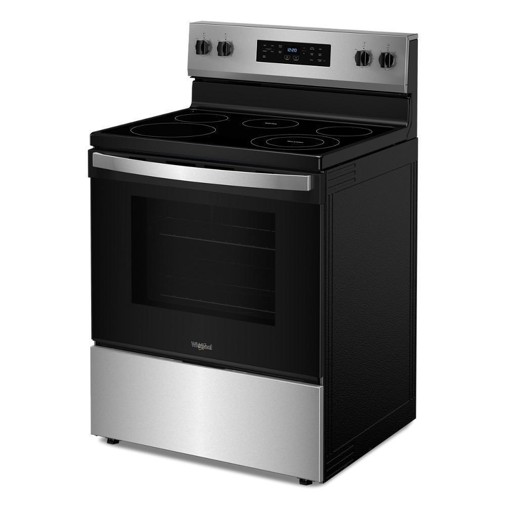 Whirlpool WFES3130TS 30-inch Electric Range with Steam Clean