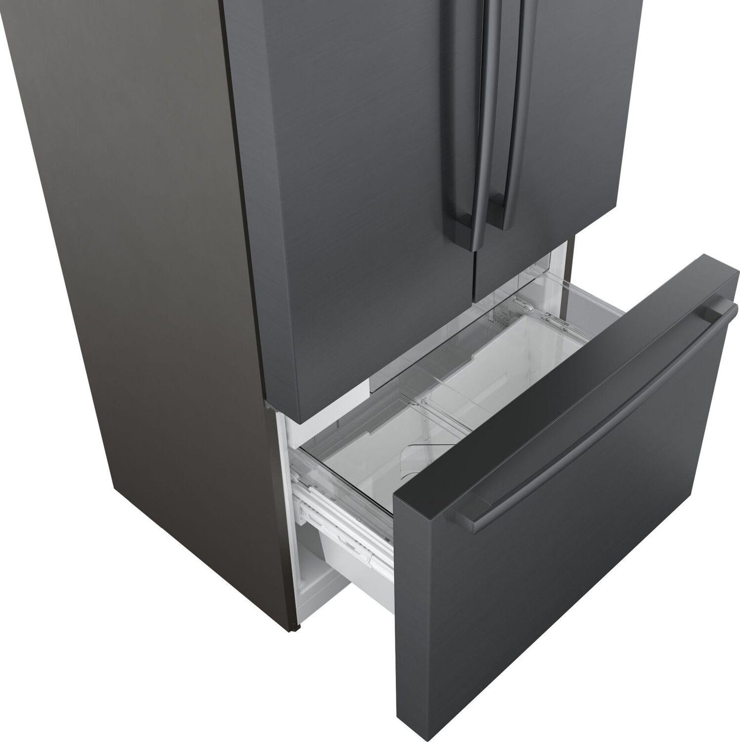 Bosch B36CT80SNB 800 Series, French Door Bottom freezer, multi door, 36'', Black inox-antifingerprint