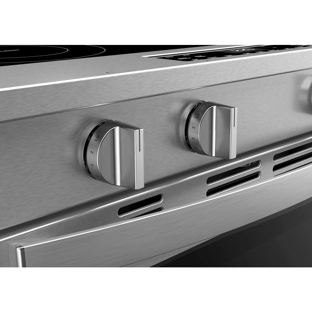 Whirlpool WSES3130SS 30-inch Electric Range with No Preheat and Slow Cook Modes