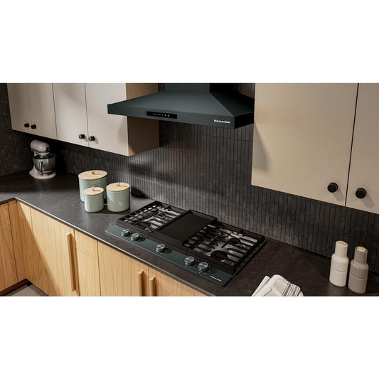KCGK736SJP KitchenAid® 36 in. Gas Cooktop with 5 Burners and Integrated Wok Grate