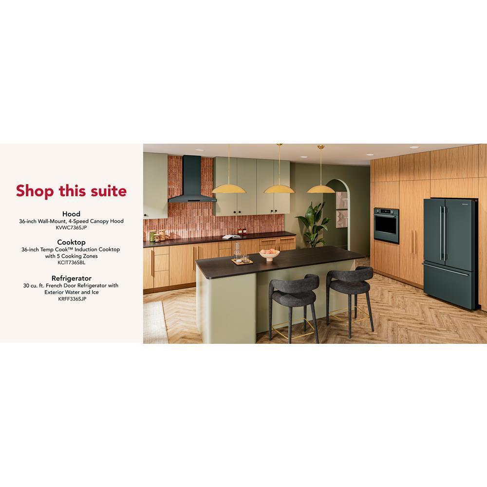 Kitchenaid KOES930SJP 30-inch Smart Electric Single Wall Oven with Intelligent Cooking Camera - Juniper