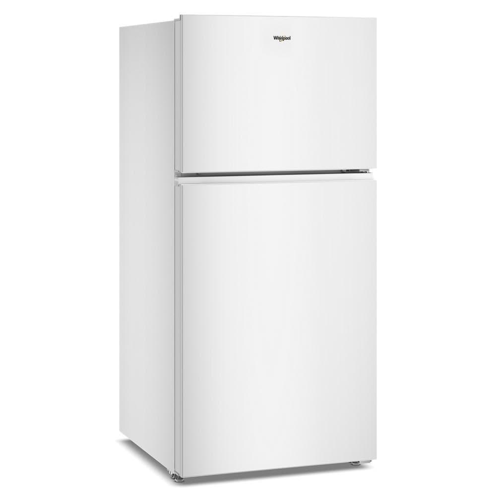 WRTX3319SW Whirlpool® 30-inch Wide Top Freezer Refrigerator with Total Coverage Cooling- 19 Cu. Ft.