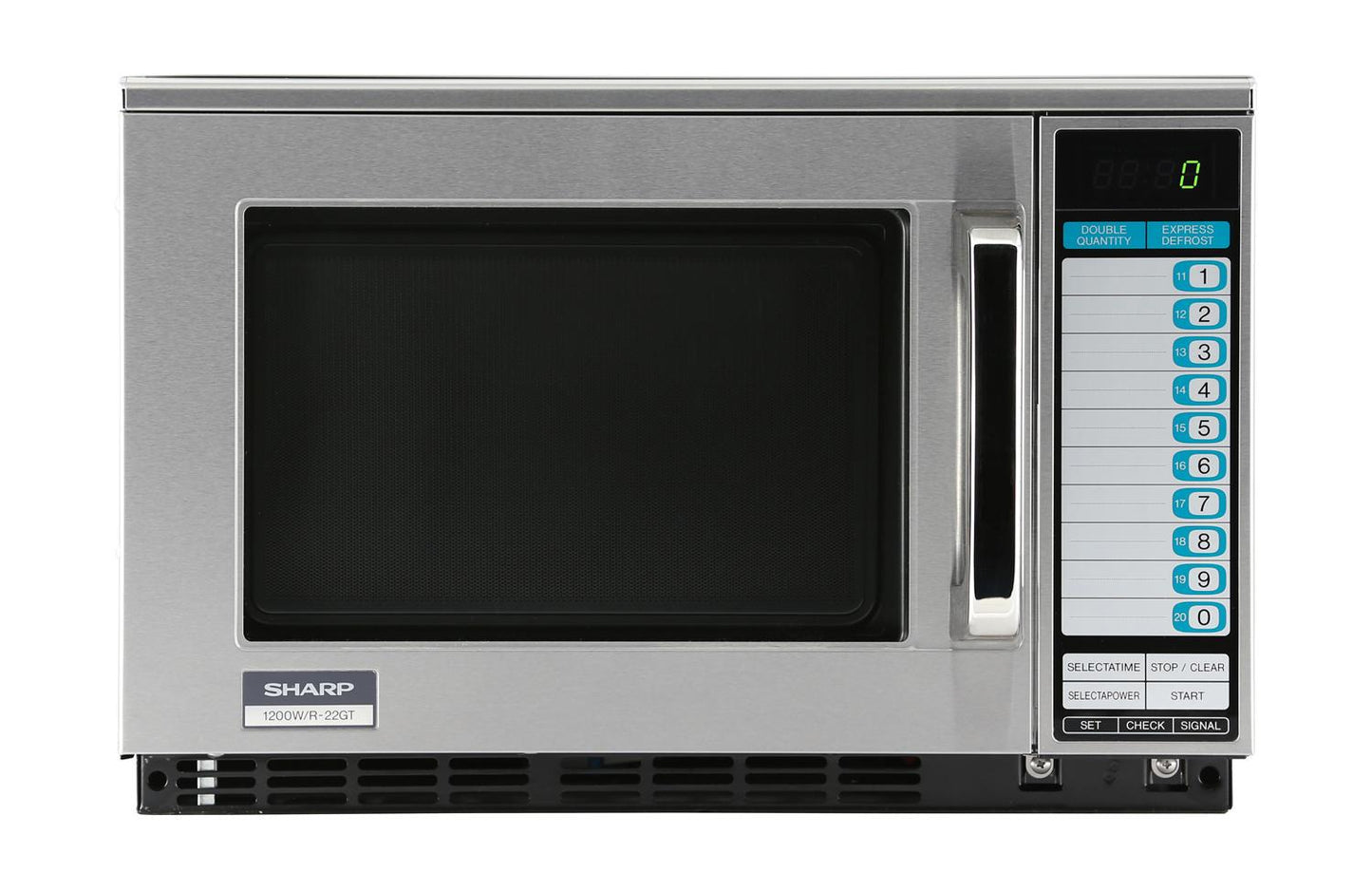 R22GTF Sharp Heavy-Duty 1200 Watt Commercial Microwave Oven