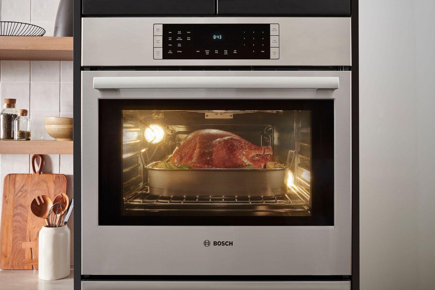 Bosch HBL8651UC 800 Series, 30", Double Wall Oven, SS, EU conv./Thermal, Touch Control