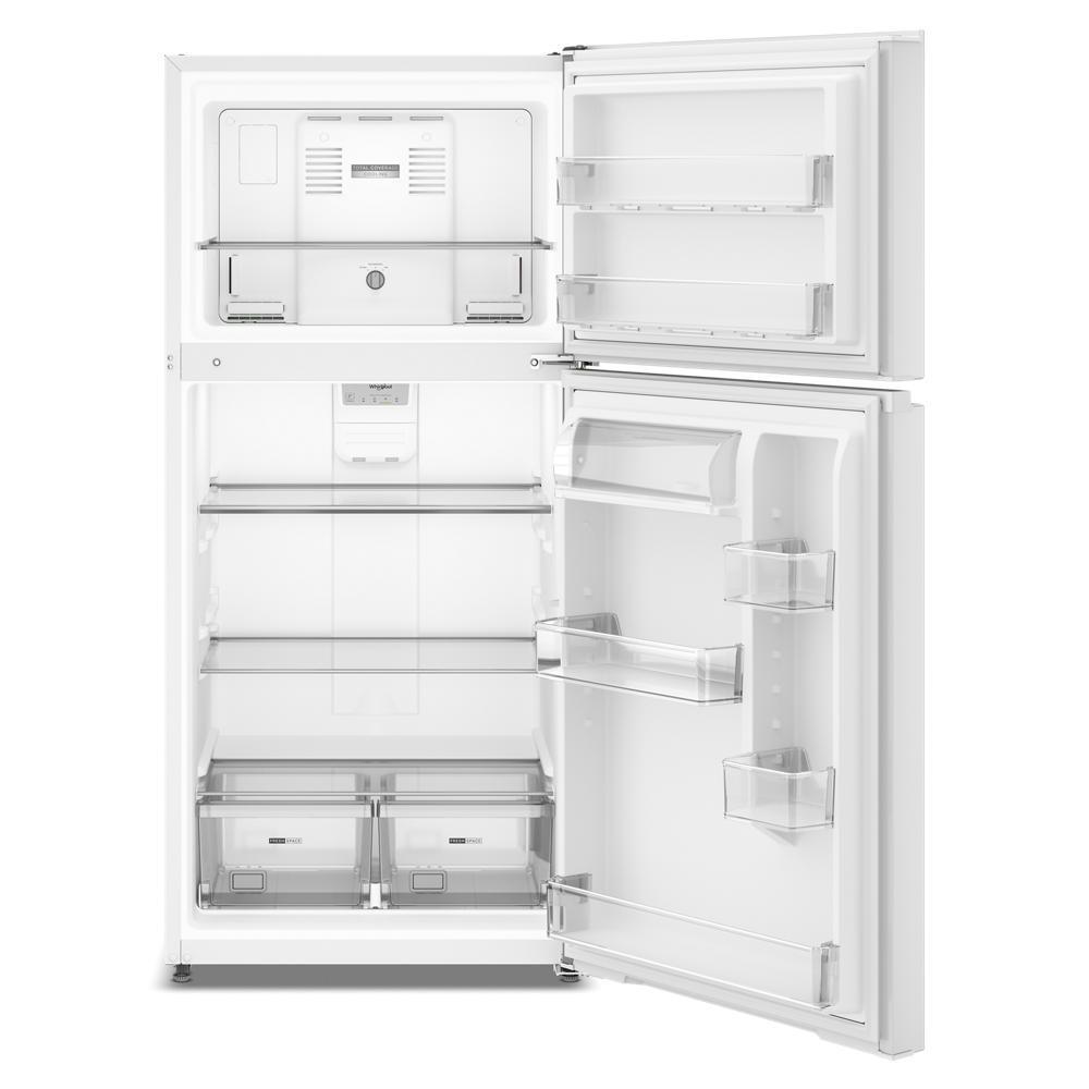 WRTX3019SW Whirlpool® 30-inch Wide Top Freezer Refrigerator with Total Coverage Cooling- 19 Cu. Ft.