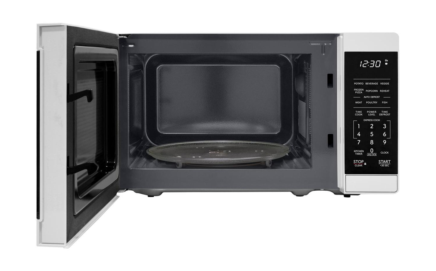 SMC0760KW Sharp 0.7 cu. ft. 700W White Countertop Microwave Oven
