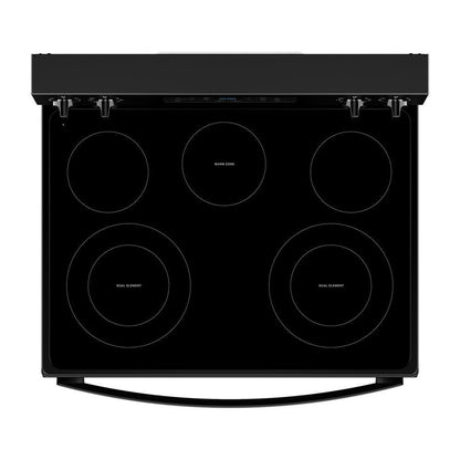 Whirlpool WFES4530SB 30-inch Electric Range with Air Cooking Technology and Steam Clean
