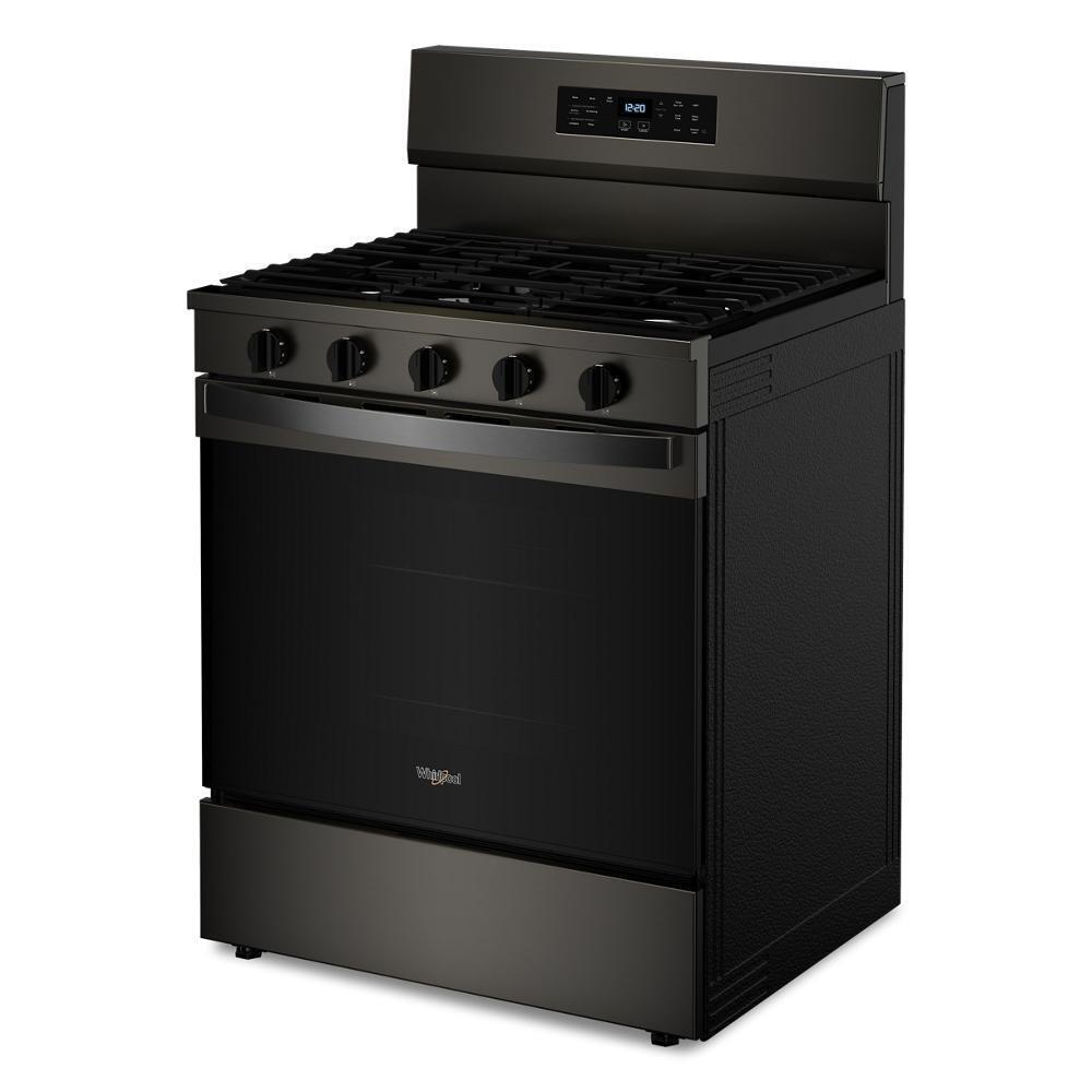 Whirlpool WFGS5030RV 30-inch Gas Range with Air Cooking Technology, No Preheat Air Fry and Air Baking and Self Clean