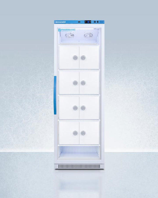 Summit ARG15PVLOCKER 15 CU.FT. Upright Vaccine Refrigerator With Interior Lockers