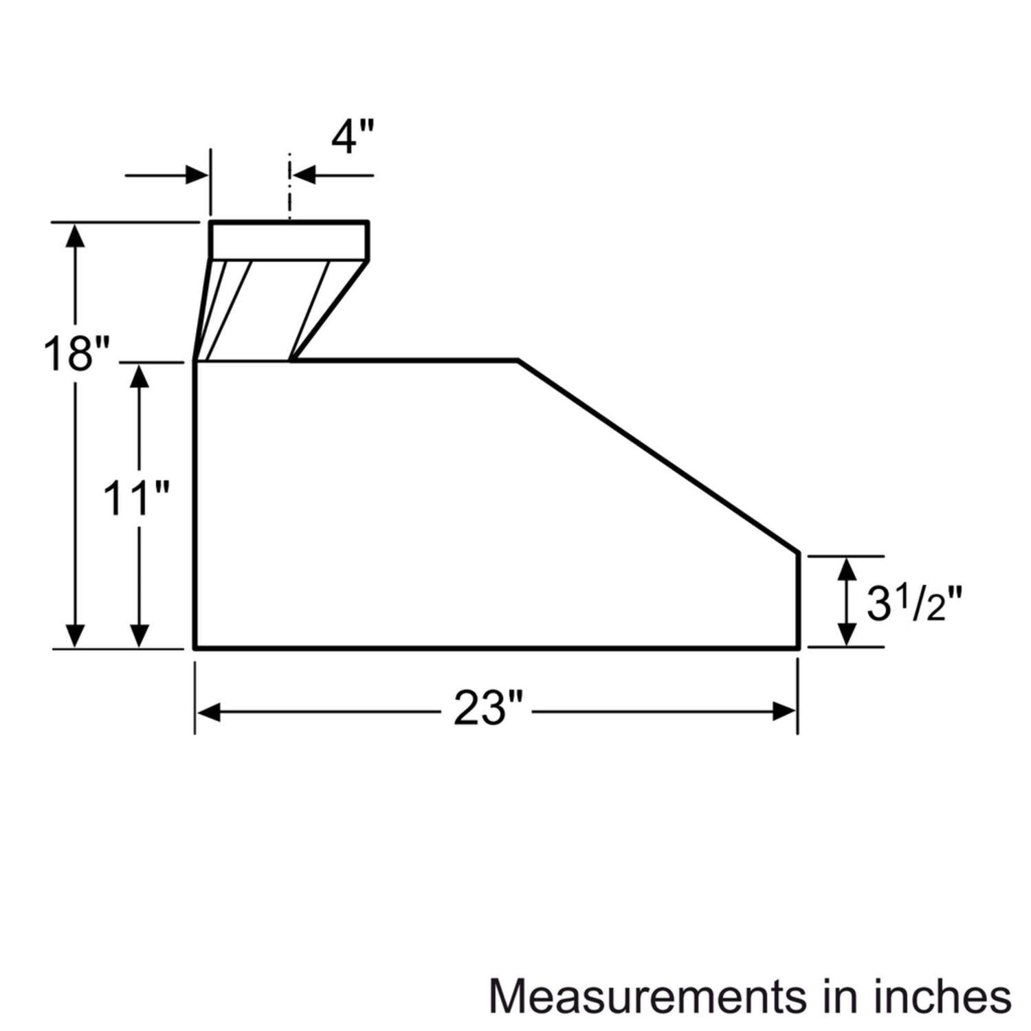 Bosch 800 Series, 30" Under-cabinet Wall Hood, 600 CFM