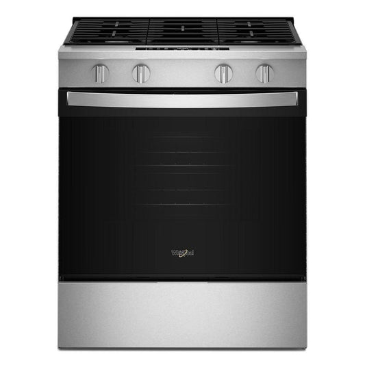 Whirlpool WSGS3330TS 30-inch Gas Range with No Preheat Mode and Slow Cook