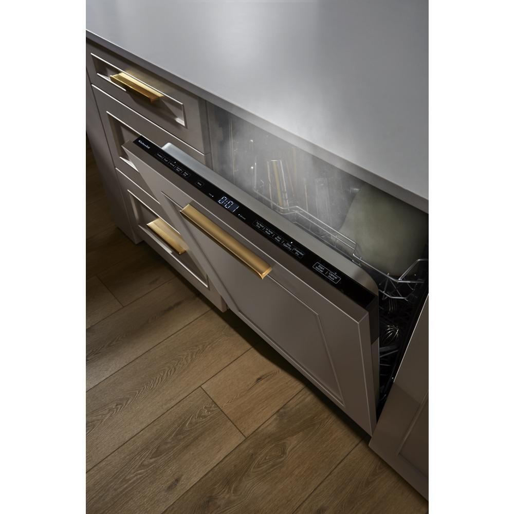 Kitchenaid KDTF324PPA 44 dBA Panel-Ready Two-Rack Flush Dishwasher with Door-Open Dry System