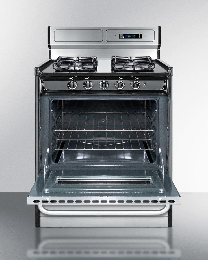 Summit TTM23027BKSW 30" Wide Gas Range