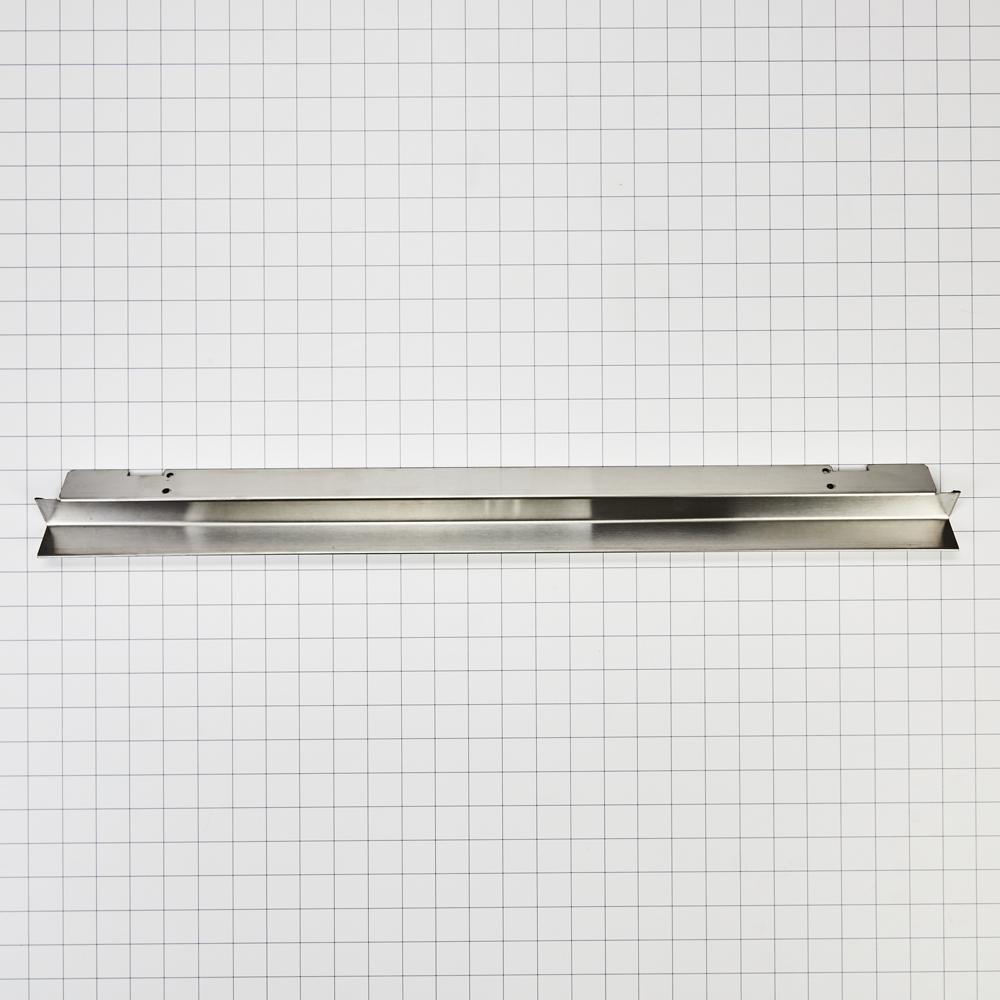 Whirlpool W10752698 27" Microwave Vent Trim Kit, Stainless Steel, with trim pieces and deflector shield, fits KMBP107ESS