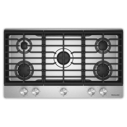 KCGK336SSS KitchenAid® 36 in. Gas Cooktop with 5 Versatile Burners