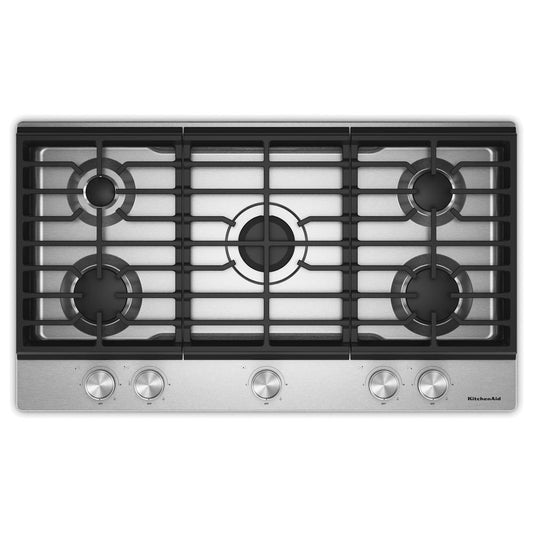 KCGK336SSS KitchenAid® 36 in. Gas Cooktop with 5 Versatile Burners