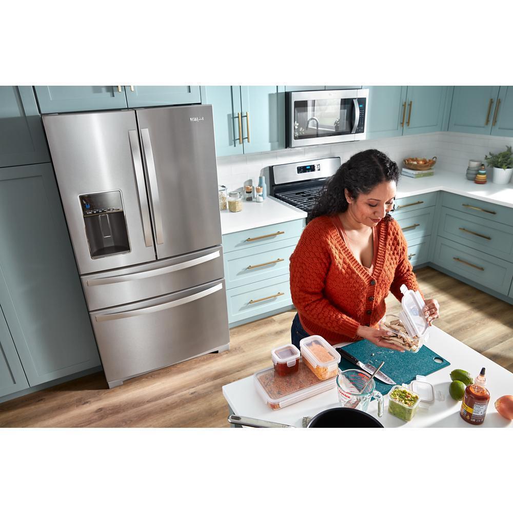 Whirlpool WRMF7736PZ 36-inch Wide 4 Door Refrigerator with Prep and Store Bins - 26 Cu. Ft.