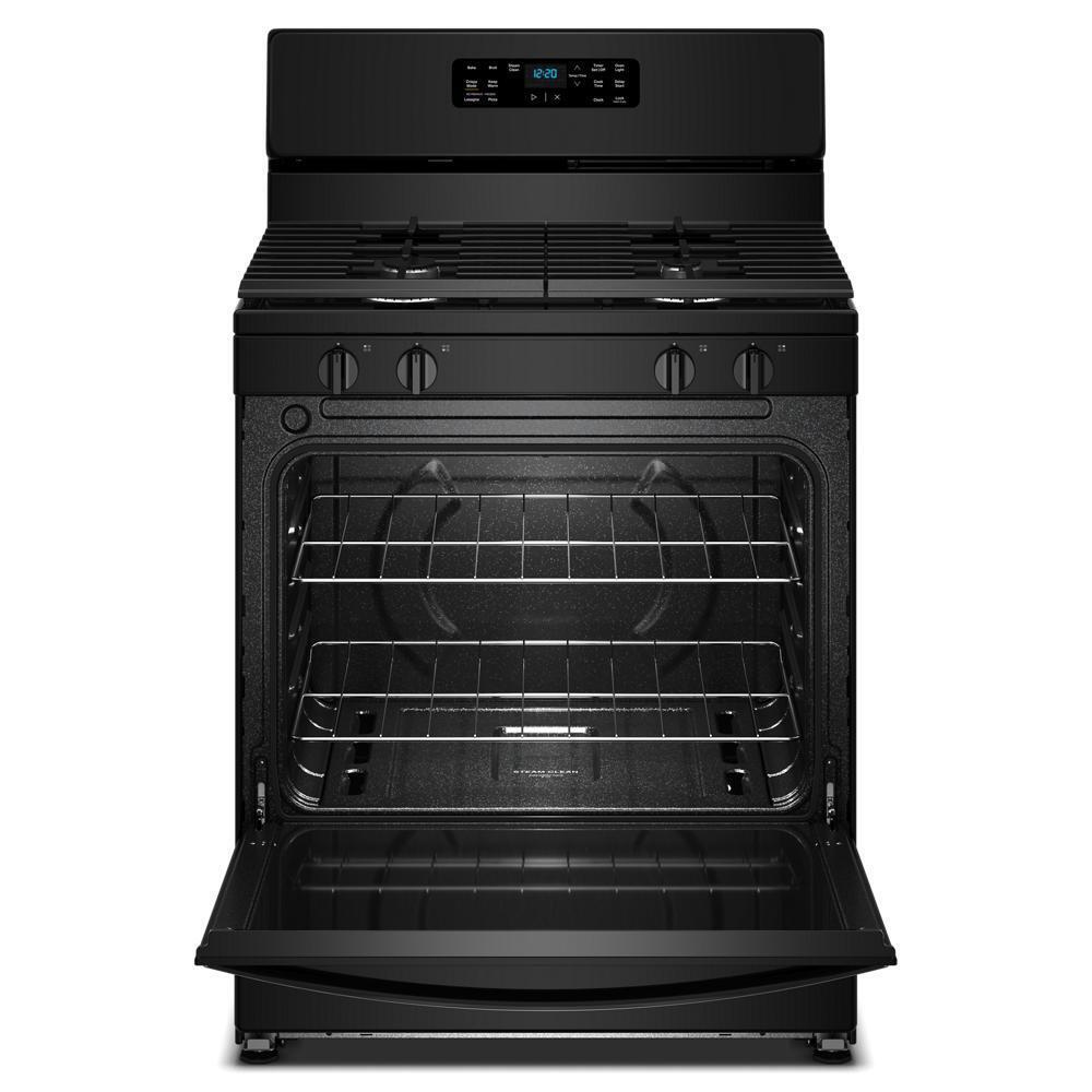 Whirlpool WFGS3030RB 30-inch Gas Range with Crispy Mode and Dishwasher Safe Grates