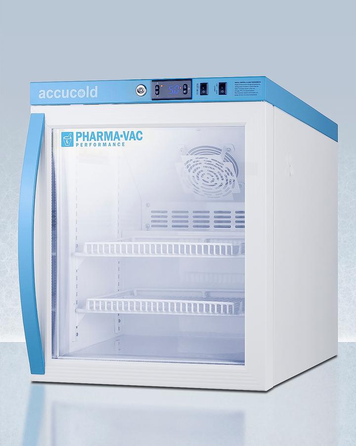 Summit ARG2PV456 2 CU.FT. Compact Vaccine Refrigerator, Certified To Nsf/ansi 456 Vaccine Storage Standard