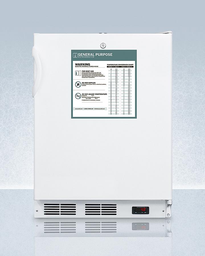 Summit FF7LWBIADAGP 24" Wide Built-in All-refrigerator, ADA Compliant