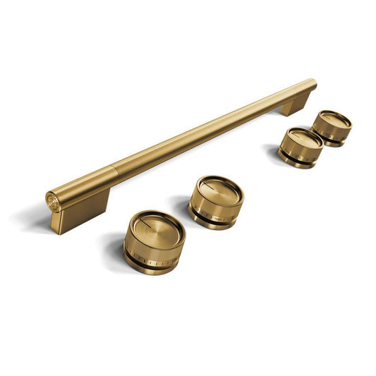 Kitchenaid W11773972 Brass Handle and Knob Hardware Accessory Kit for KitchenAid® Slide-In ConvectionRange