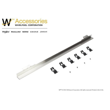 Kitchenaid W10837579 Built-In Range Flush Installation Trim Kit, Stainless Steel, fits JJW3430DS, JJW3430DP, JJW3830DS, and JJW3830DP