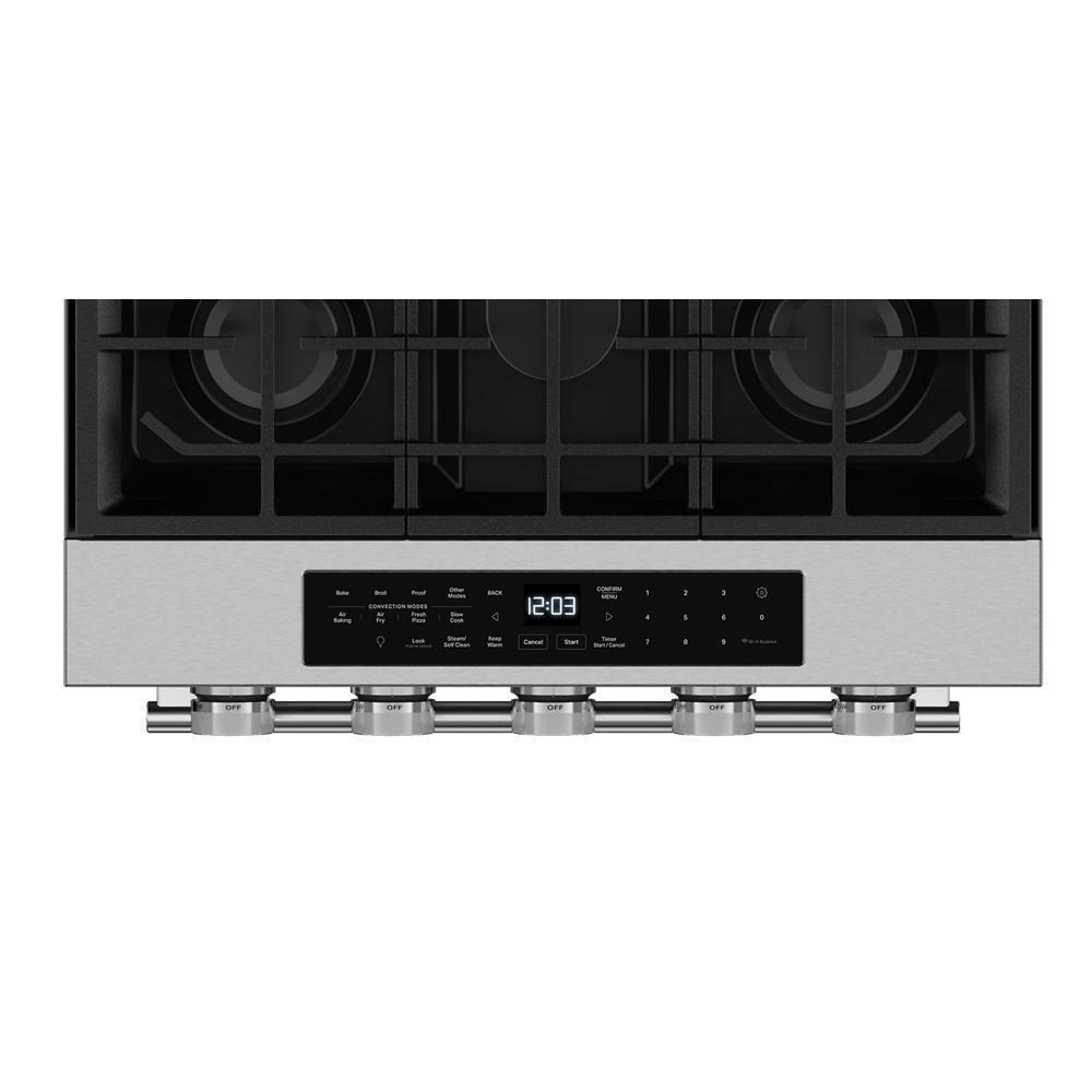 Kitchenaid KSGS330SPS 5.0 Cu. Ft. Smart Slide-in Gas Range with Convection Cooking Modes