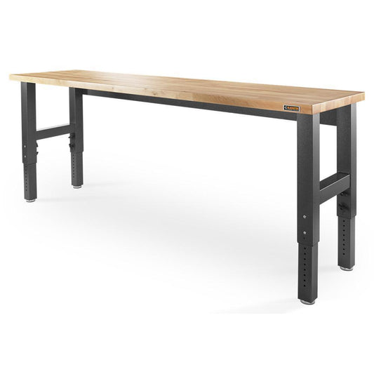 Gladiator GAWB08HWEG 8' Adjustable Height Hardwood Workbench
