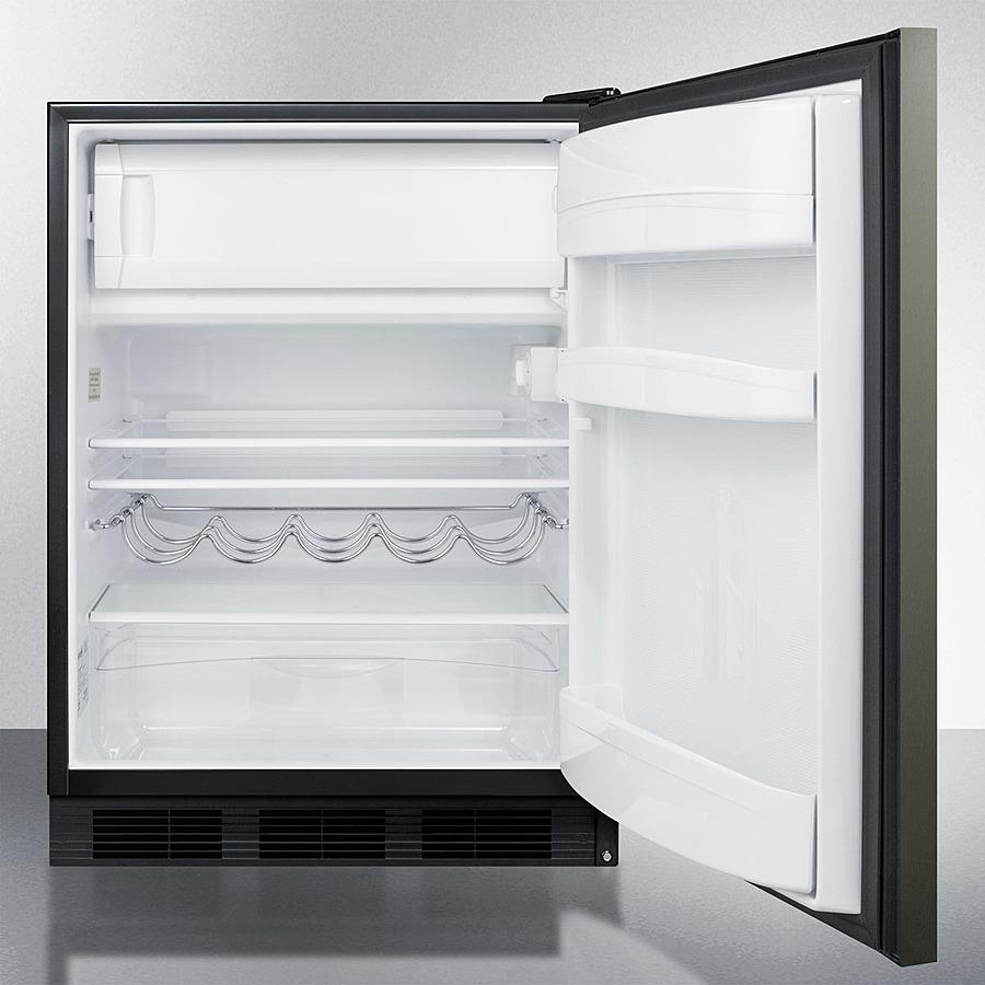 Summit CT663BKBIKSHHADA 24" Wide Built-in Refrigerator-freezer, ADA Compliant