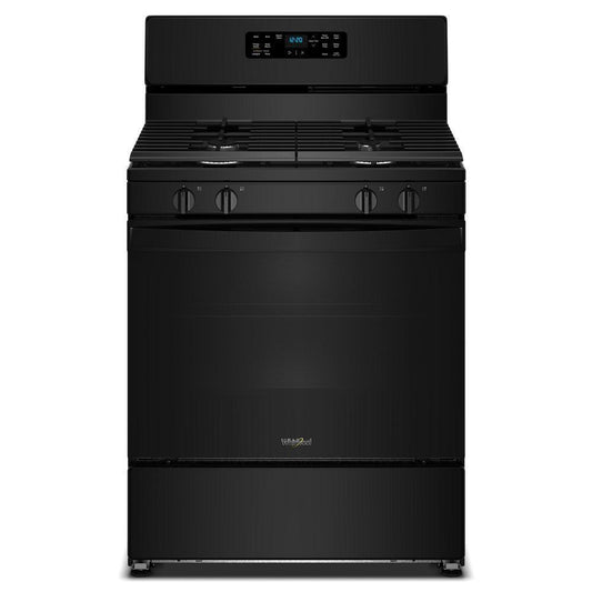 Whirlpool WFGS3030RB 30-inch Gas Range with Crispy Mode and Dishwasher Safe Grates