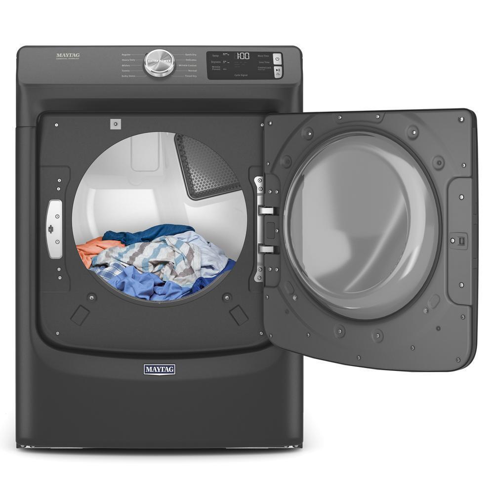 Maytag MED5630MBK Front Load Electric Dryer with Extra Power and Quick Dry cycle - 7.3 cu. ft.