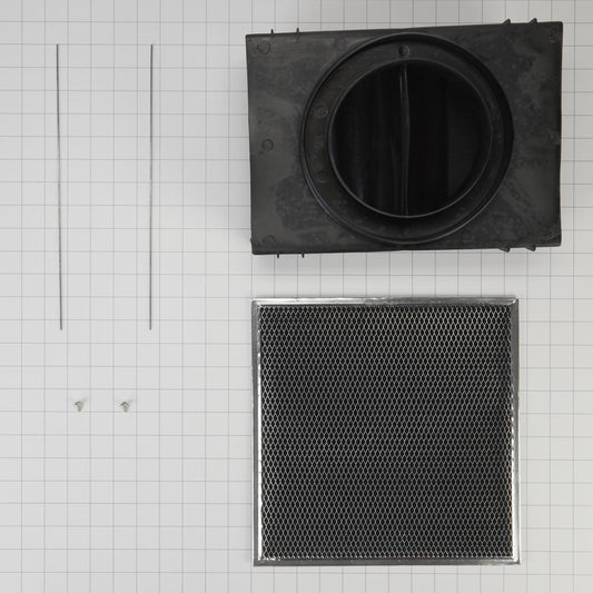 Whirlpool W11548458 Range Hood Recirculation Filter Kit - Converts from Exterior Venting to Recirculating for Models WVI51UC0LS and WVI51UC6LS