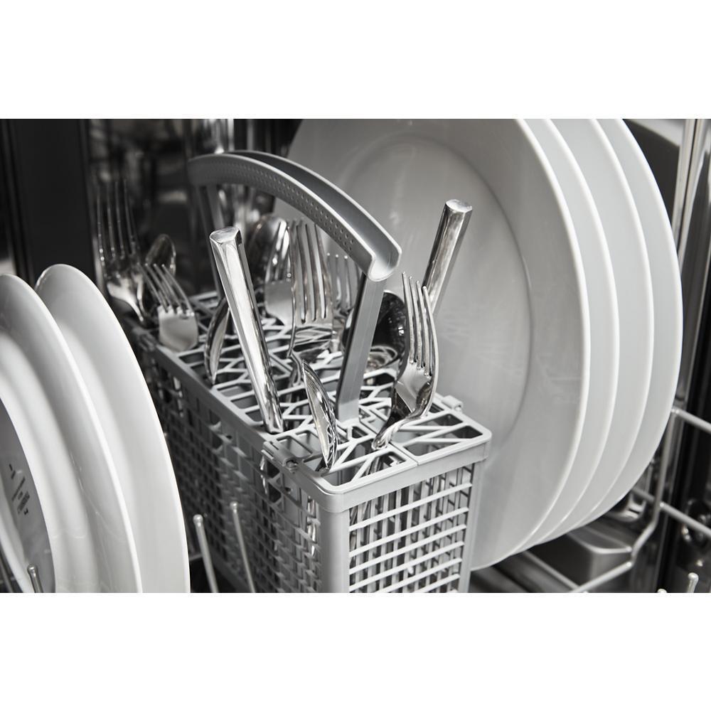 Whirlpool WDPS5118PW Small-Space Compact Dishwasher with Stainless Steel Tub