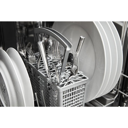 Whirlpool WDPS5118PW Small-Space Compact Dishwasher with Stainless Steel Tub