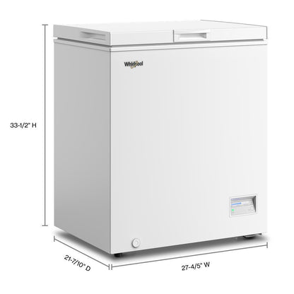 WZCN315TW Whirlpool® 5 cu. ft. Chest Freezer with 1 Storage Basket