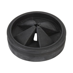 Whirlpool W11087190 Disposer Splash Guard - Black with Flexible Rubber Sink Baffle (3 1/2-IN D)