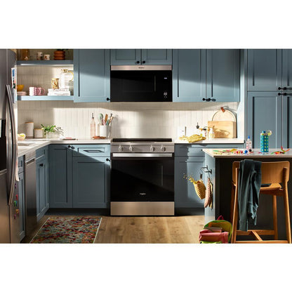 Whirlpool WSES3130SS 30-inch Electric Range with No Preheat and Slow Cook Modes