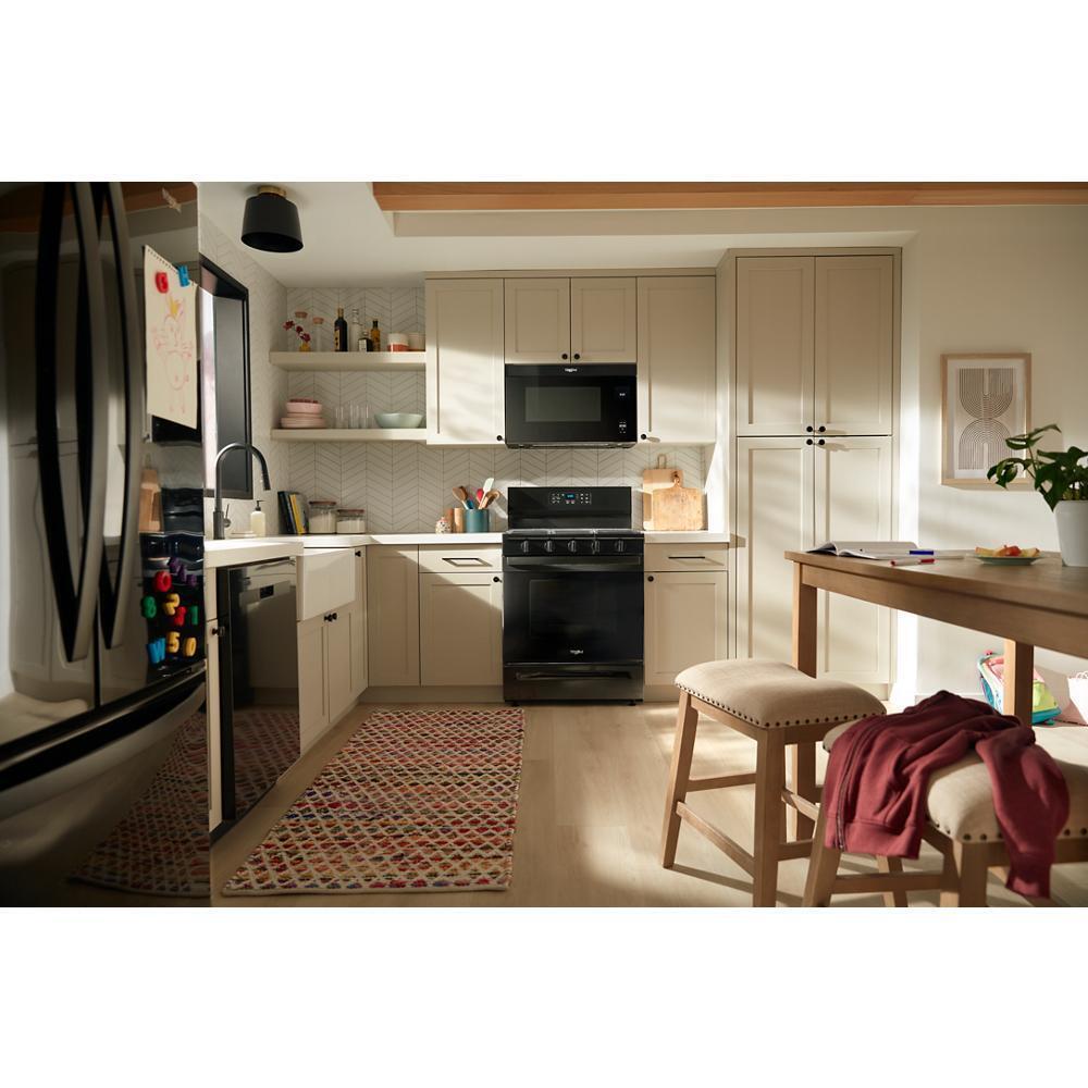 Whirlpool WFGS5030RB 30-inch Gas Range with Air Cooking Technology, No Preheat Air Fry and Air Baking and Self Clean