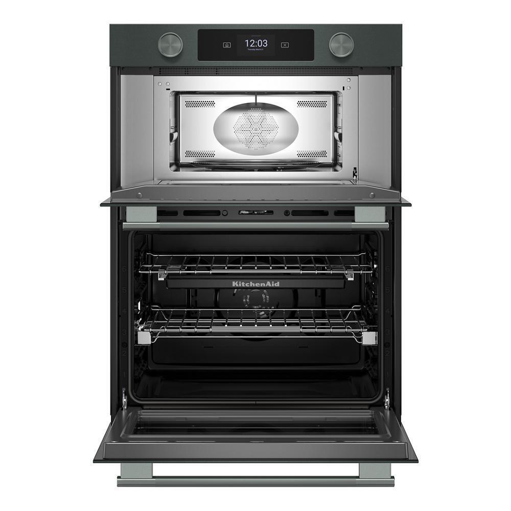 Kitchenaid KOEC930SJP 30-inch Smart Electric Combo Wall Oven with Intelligent Cooking Camera - Juniper