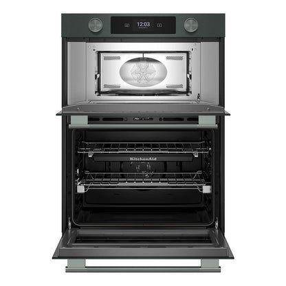 Kitchenaid KOEC930SJP 30-inch Smart Electric Combo Wall Oven with Intelligent Cooking Camera - Juniper