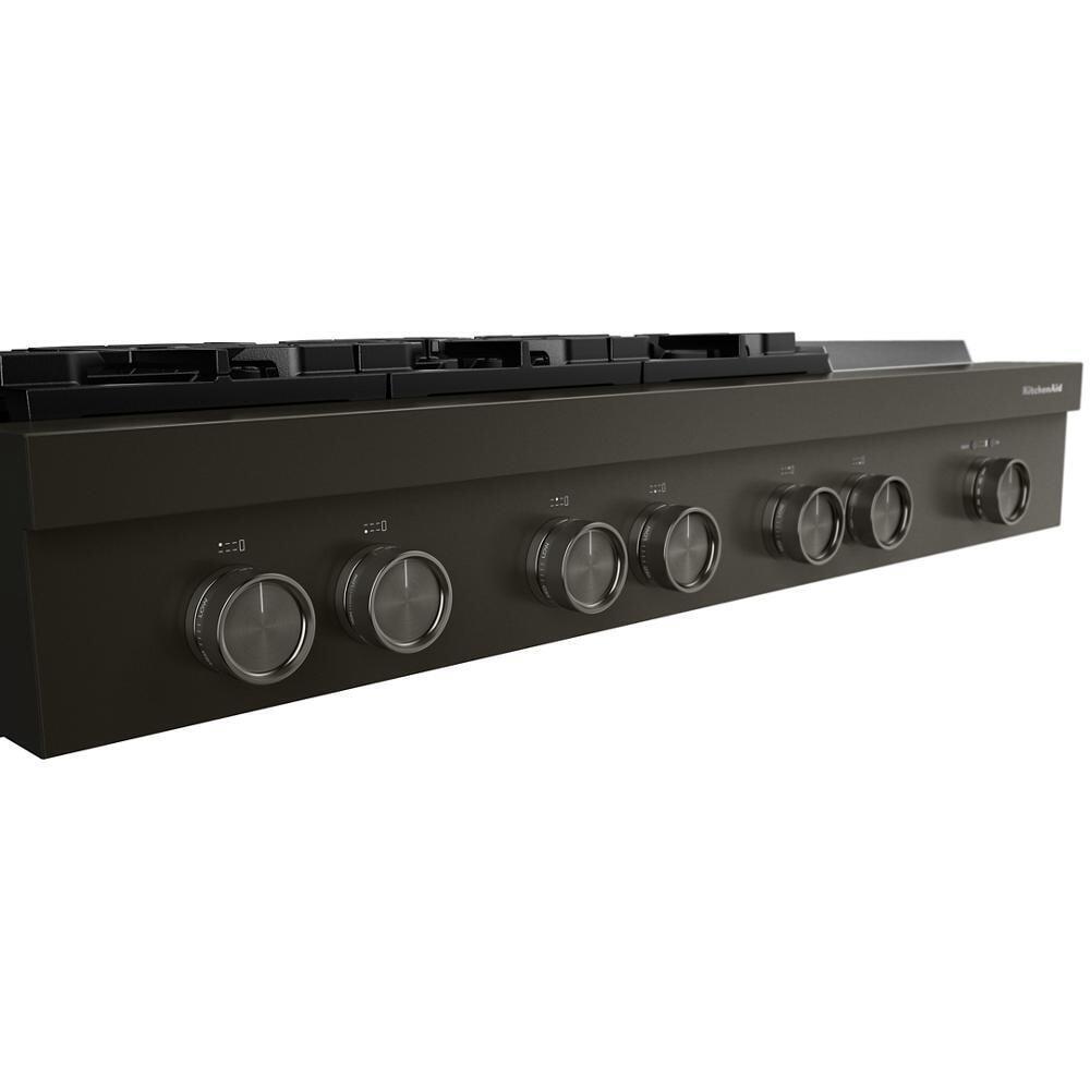 KCGK948TBE KitchenAid® 48-inch 6-Burner Gas Commercial-Style Rangetop with Griddle