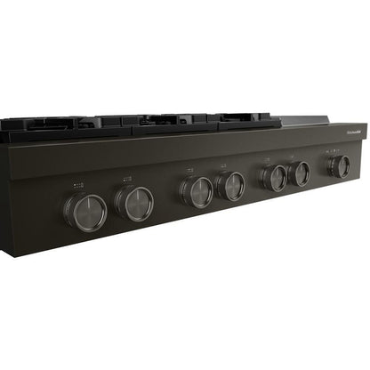 KCGK948TBE KitchenAid® 48-inch 6-Burner Gas Commercial-Style Rangetop with Griddle