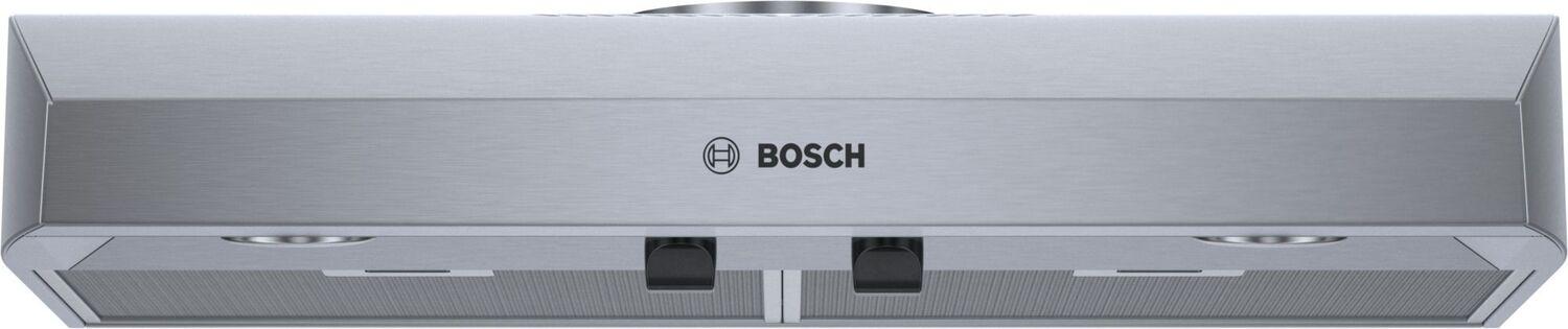 Bosch 500 Series, 30" Under-cabinet Hood, 400 CFM, Halogen lights, Stnls