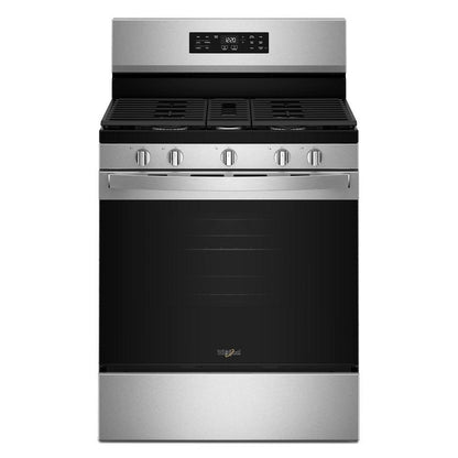 Whirlpool WFGS4530SZ 30-inch Gas Range with Air Cooking Technology and Steam Clean