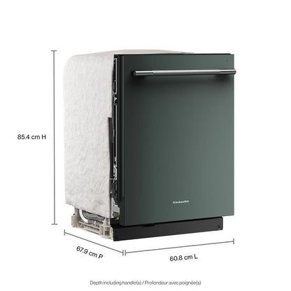 Kitchenaid KDTS624SJP 360(degree) Max Jets™ Third Rack Dishwasher with Advanced ProDry™ System, 44 dBA
